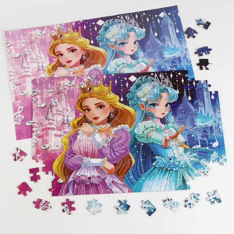 Kidsren'S Educational 200-Piece Wooden Boxed Puzzle Puzzle Kindergarten Baby Early Education Educational Building Block Toys - Image 3